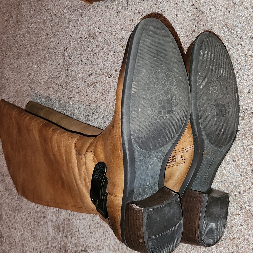 Vince Camuto style VC-BEDINA western brown tie dye leather size 8.5 - Picture 3 of 5